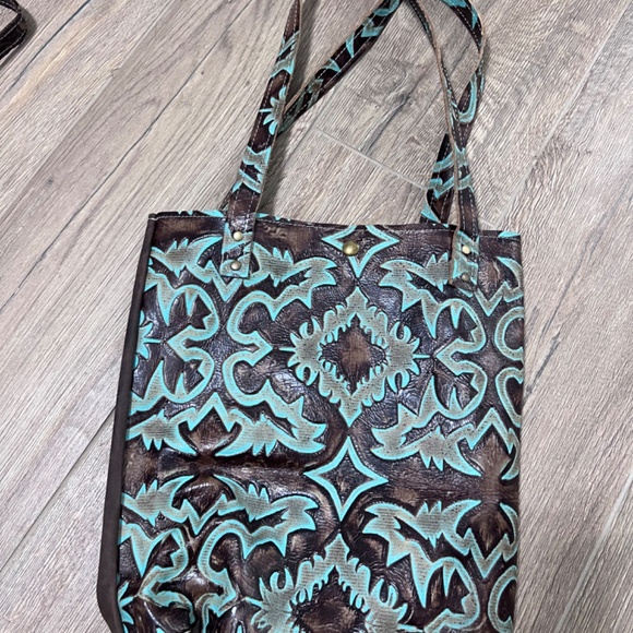 Dancing Cactus Designs Leather Tote - Picture 4 of 4